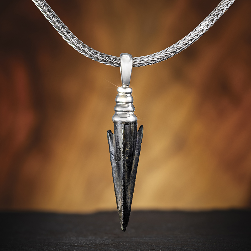 Scythian Warrior Arrowhead Pendant & Chain